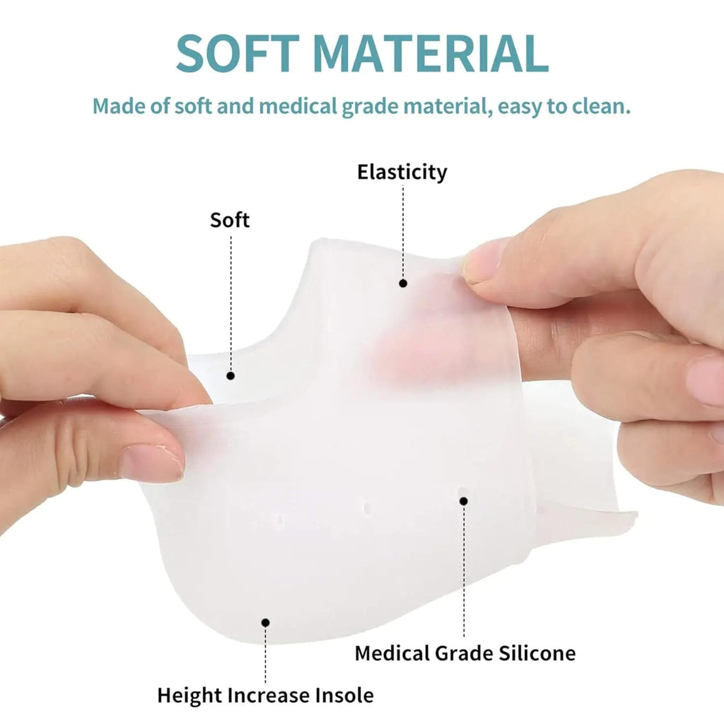 Invisible Height Increase Shoe Insoles with 3cm Air Cushion Supportive,Comfortable Heel Inserts for Unisex|Helps with Cracked Heels,Ankle Support & Foot Care (Height Increase Insoles)